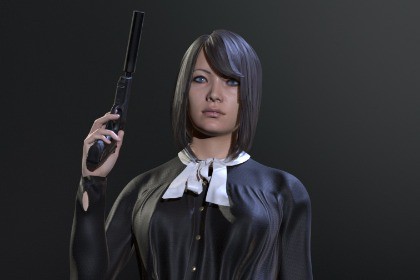 Asian Office girl