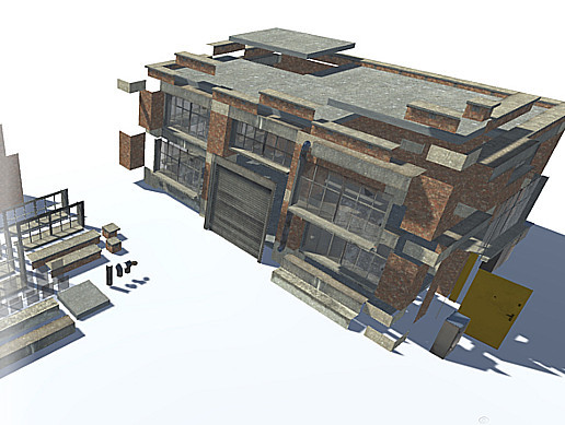 Modular Building Set | 3D Industrial | Unity Asset Store