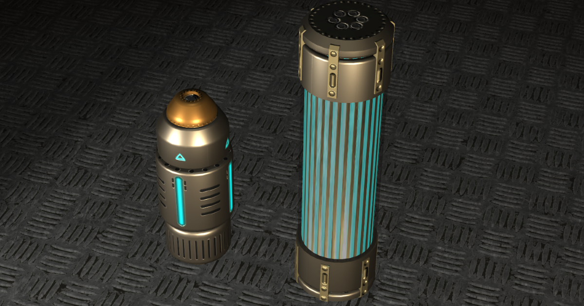 Energy Cells Free | 3D Sci-Fi | Unity Asset Store