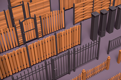 Modern Fence Pack – BoznaWhat