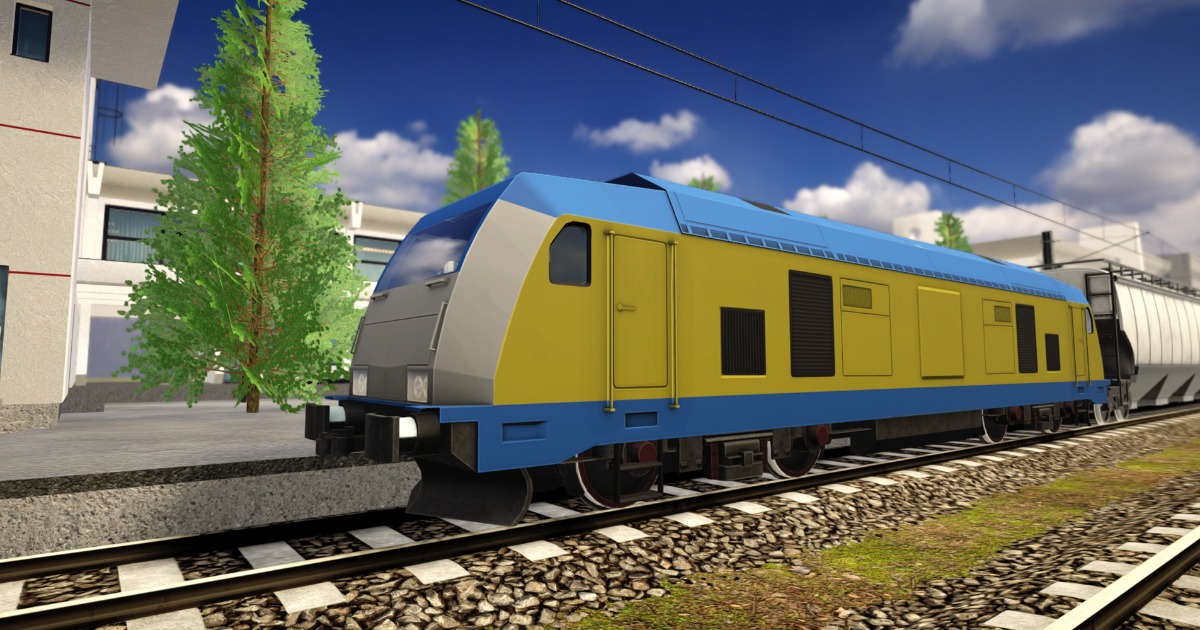 Train Simulator Unity Source Code Locomotive 07 - 6 templates | 3D Land | Unity Asset Store