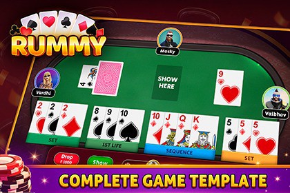 Rummy Card Game : Complete Ready-to-Publish Game Template