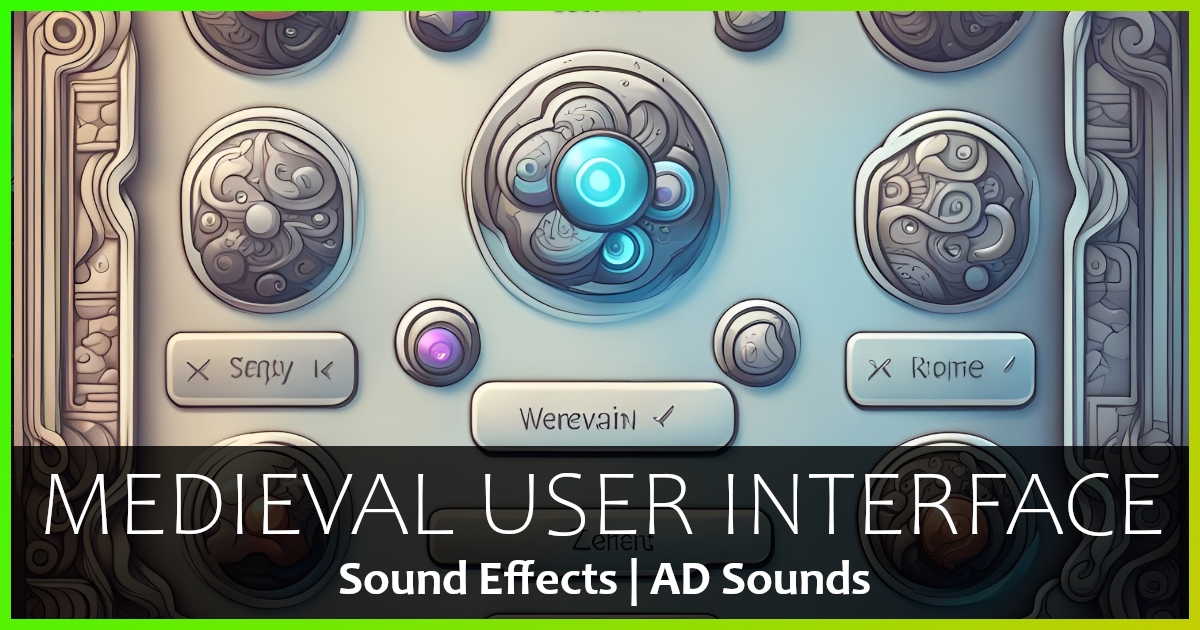 Medieval User Interface - Sound Effects | Audio Sound FX | Unity Asset ...