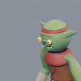3D Goblin Scout - Stylized Rigged Fantasy Character