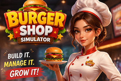 Burger Shop Simulator Kit – Fast Food Business Game Template