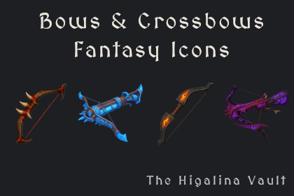 Bows & Crossbows - Fantasy Icons