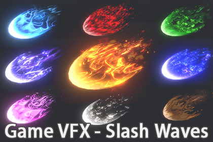 Game VFX - Magic Slash Waves