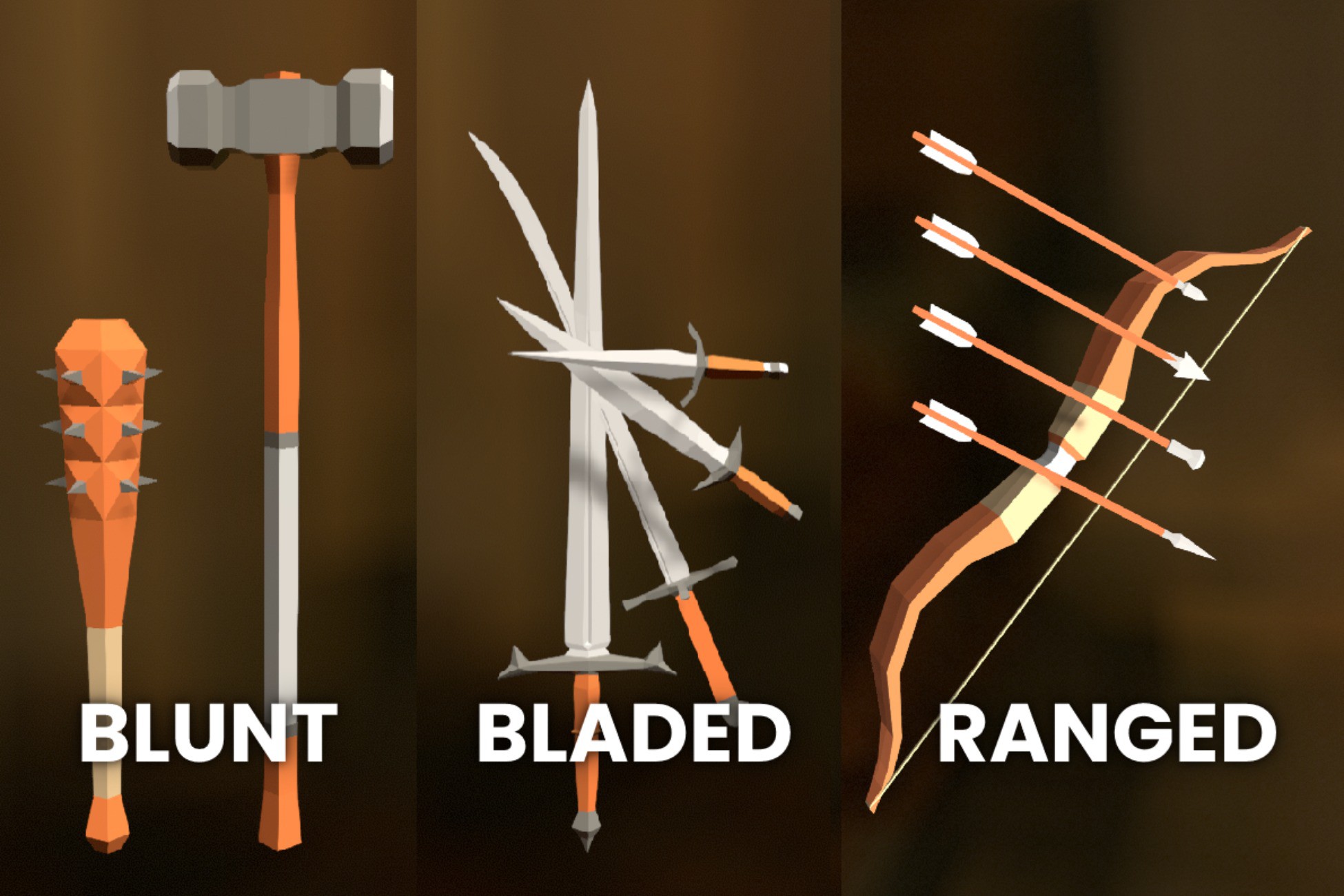 How Poly Weapons Low Poly Melee & Ranged Medieval Weapons | 3D 武器 | Unity Asset Store
