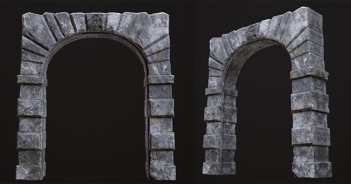 Arch Design Unity Fortress Stone Arch | 3D Exterior | Unity Asset Store
