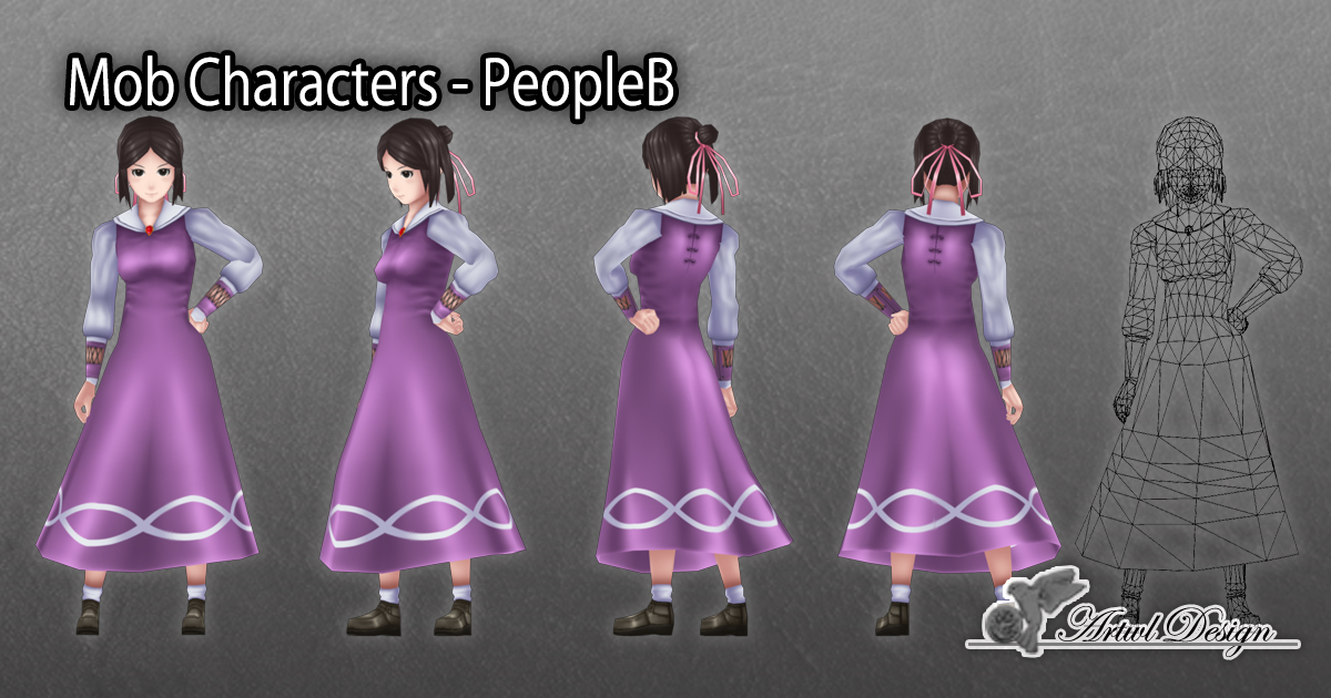 MobCharacters-PeopleB | Characters | Unity Asset Store