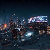 HDRI 3D Urban Panoramic Spherical Map 1