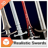 Realistic Fantasy Swords - 4K PBR Weapon Bundle Vol.01
