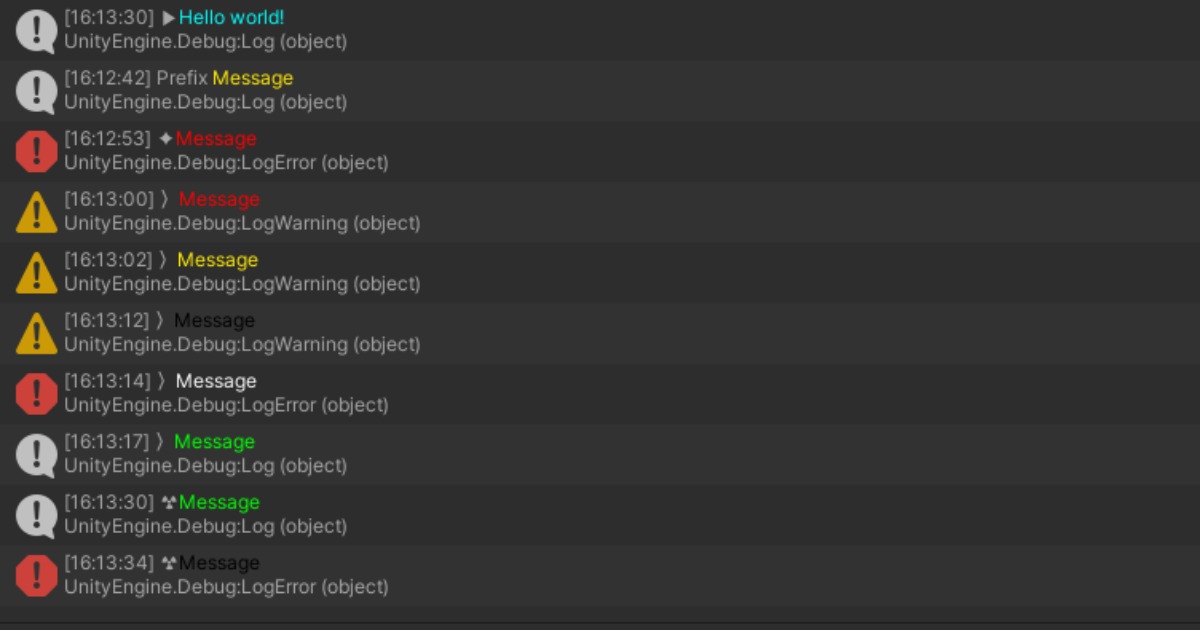 Another Debug Logger | Systems | Unity Asset Store