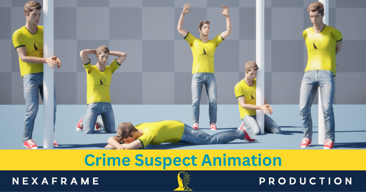 Crime Suspect Animation | 3D Animations | Unity Asset Store