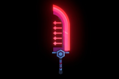 Crimson Arc Sword