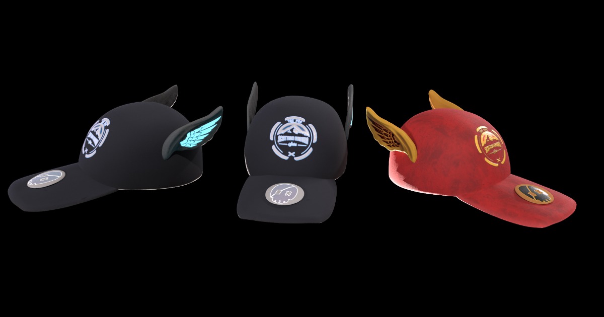 Winged cap | Props | Unity Asset Store