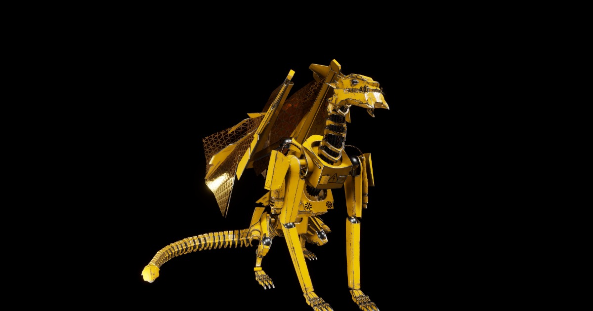 Dragon Mech Robot | 3D Creatures | Unity Asset Store