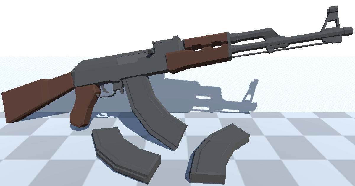 Rifle AK | 3D Guns | Unity Asset Store