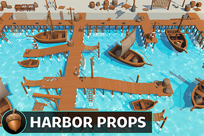 Stylized Harbor Props