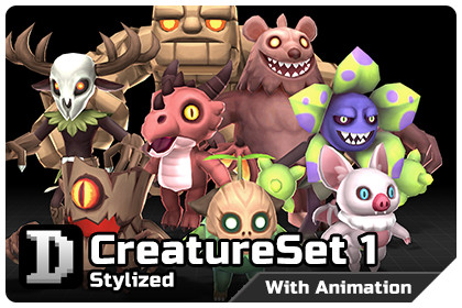 Stylized - CreatureSet 1