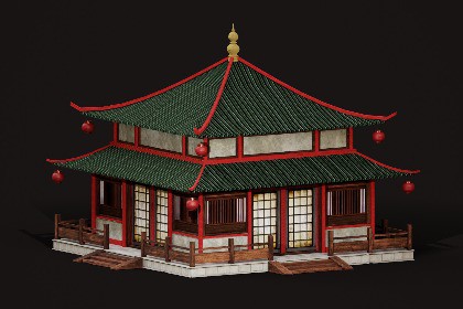 Traditional Japanese Pavilion