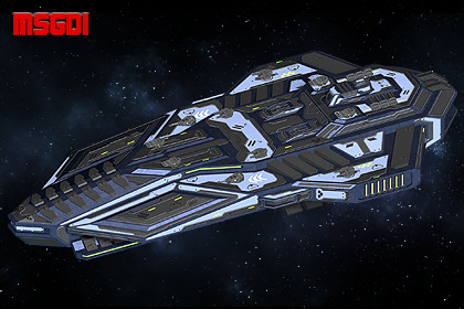Spaceship Rontek Battleship