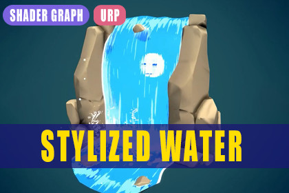 Stylized Waterfall