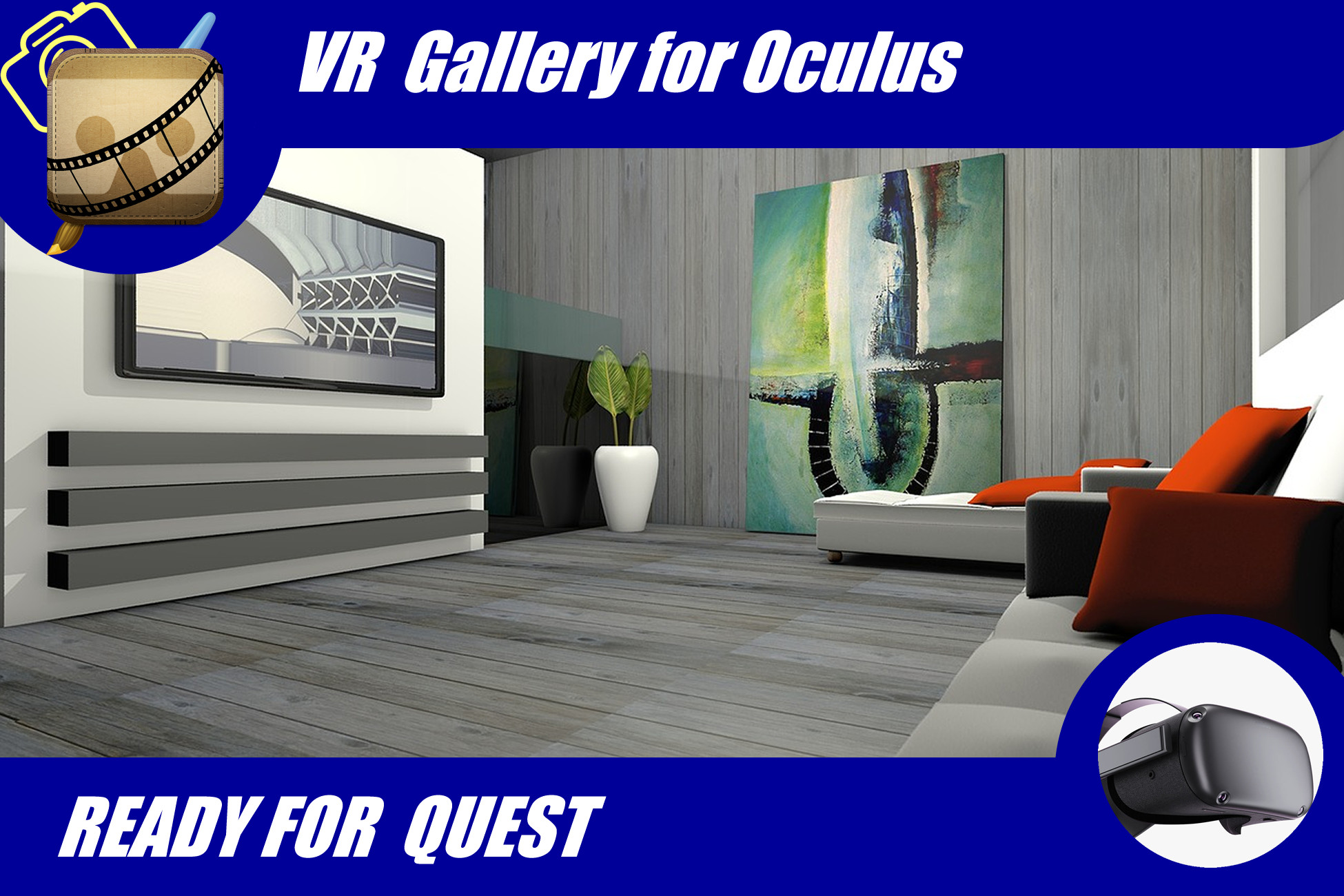 Oculus Quest Unity Example VR Gallery Oculus Quest | Packs | Unity Asset Store