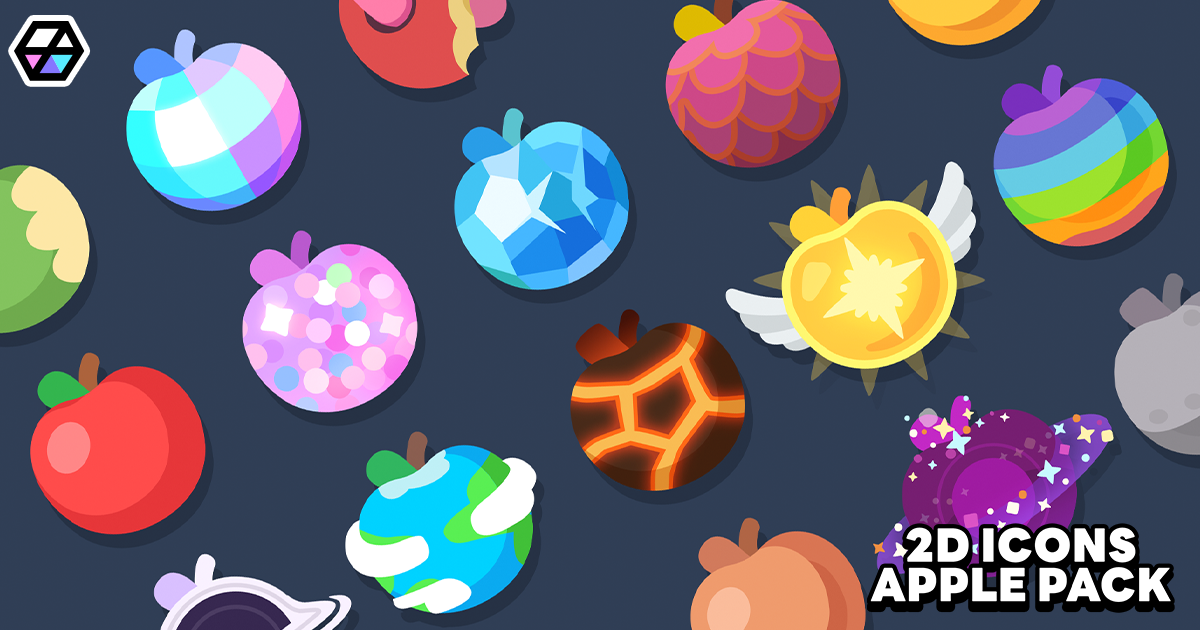 2D Icons - Apple Pack | 2D Icons | Unity Asset Store