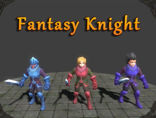 Unity 3d Knight Fantasy Knight Three | 3D 캐릭터 | Unity Asset Store
