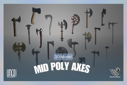 Mid poly Axes Collection
