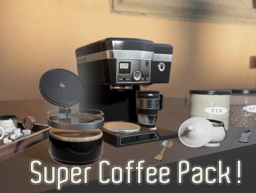 Coffee Assets Unity Super Coffee Pack! | 3D Interior | Unity Asset Store