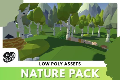 Low Poly Nature Pack - Forests & Mountains