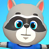 Raccoon Dog Animated
