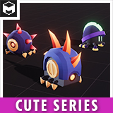 Shell Spike Razor Robot Evolution Pack Cute Series