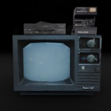 Retro Electronics Pack – 24 Vintage Props (Lowpoly / PSX Ready)