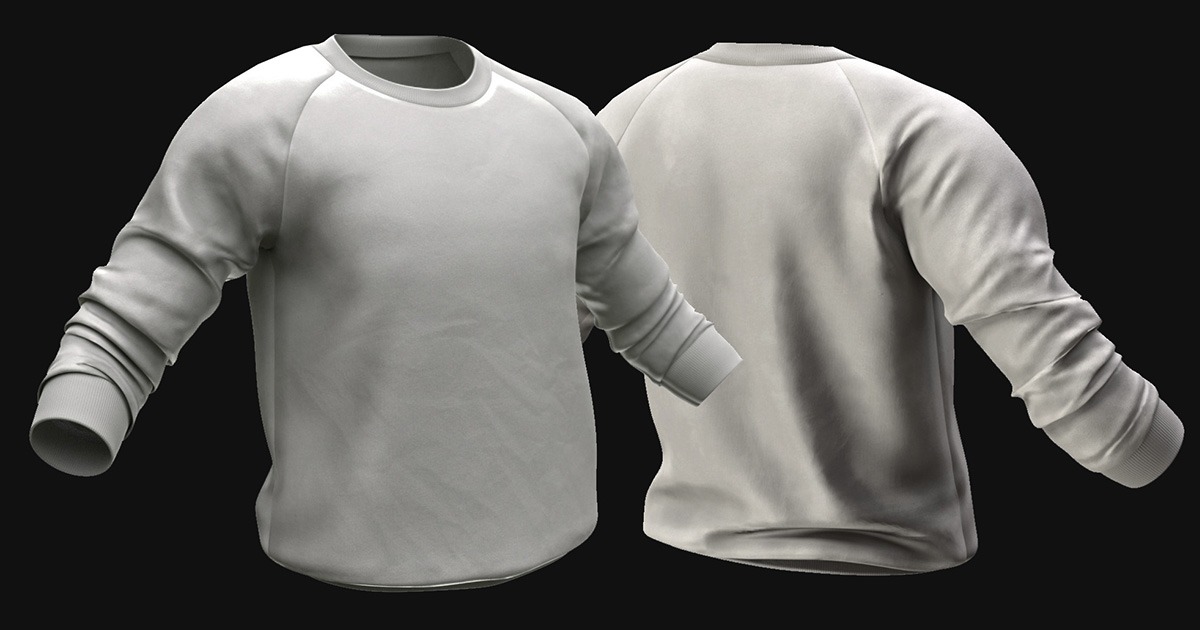 67 Sweater - Male/Female - Rigged Humanoid Skeleton | 3D Characters ...