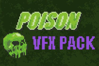 2D Pixel Art Poison VFX Pack