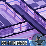 Sci-Fi Interior Modular Kit 01