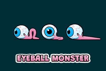 Animated 2D Eyeball