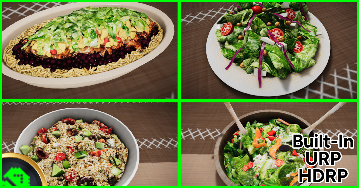 Salad Bundle | 3D 음식 | Unity Asset Store