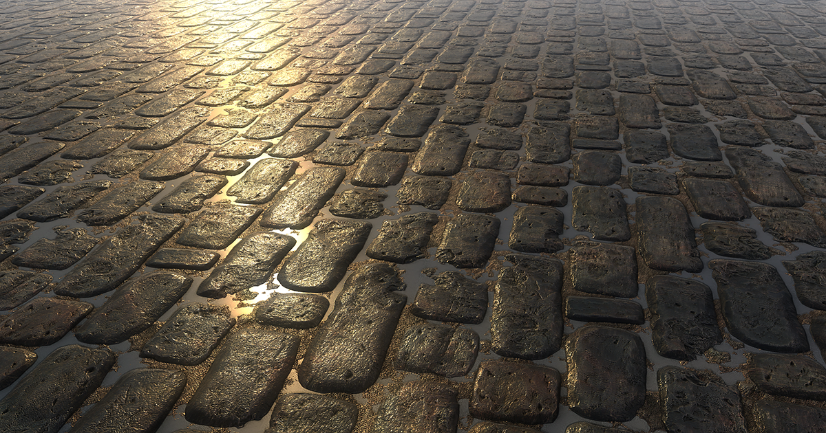 Path Texture For Unity PBR Wet Stone Road | 2D Textures & Materials | Unity Asset Store
