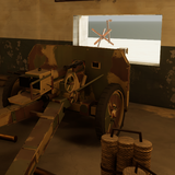 Stylized WW2 Bunker: Atlantic Wall Casemate | Modular Military Environment Kit