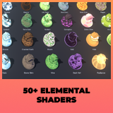 50 Elemental Shaders for Unity URP