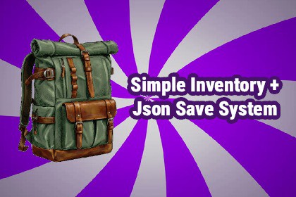 Simple Inventory + Json Save System
