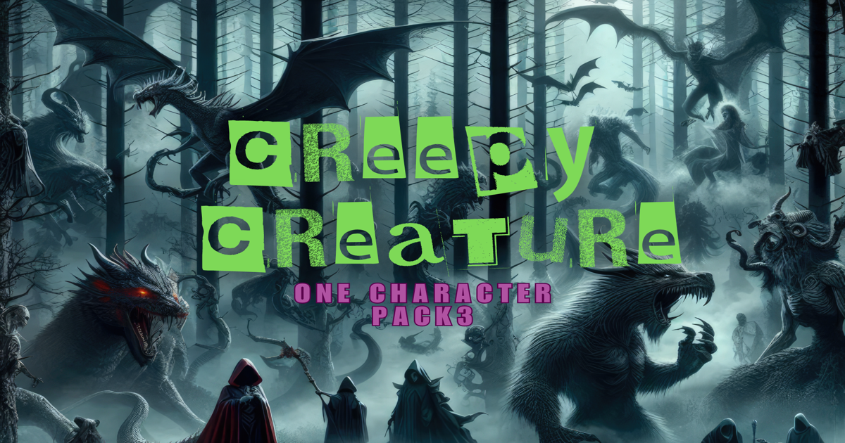 Creepy Creature: One Character, Pack3 | Creatures Sound FX | Unity ...