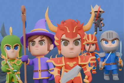 3D RPG Characters - Fantasy