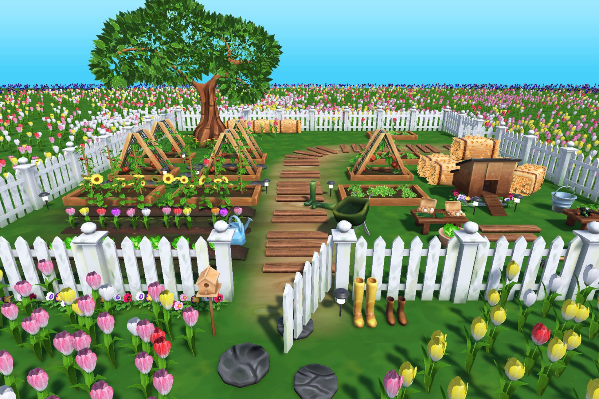 Stylized Hand-Painted Garden & Farm Props | 3D Vegetation | Unity Asset ...