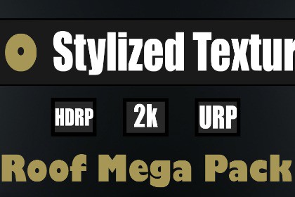 Stylized Roof Textures Mega Pack
