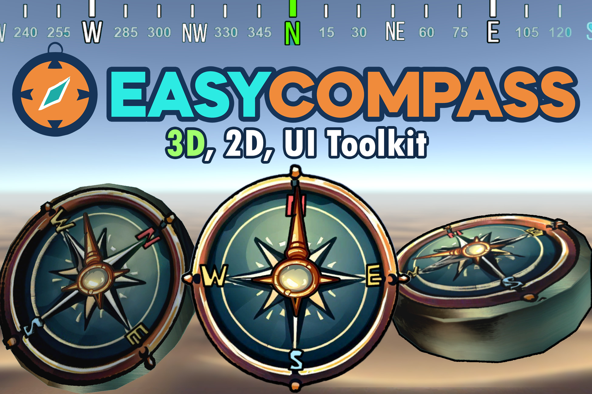 EasyCompass | 3D GUI | Unity Asset Store